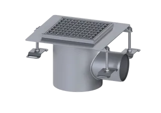 KESSEL-Ablauf Ferrofix System 185 DN 100 seitlicher Stutzen