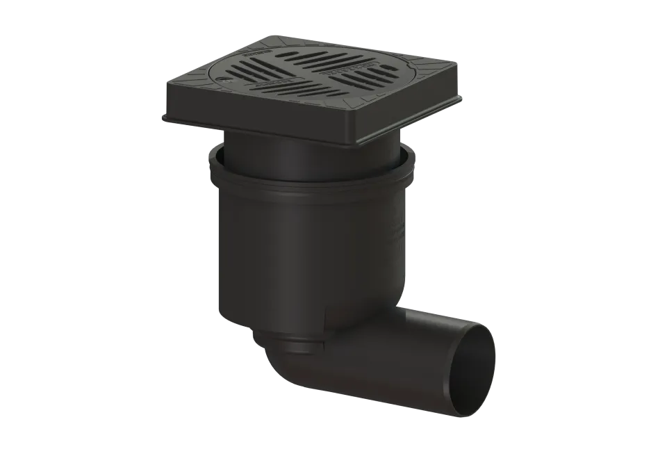 KESSEL-Hofablauf Ecoguss System 200, seitlicher Stutzen