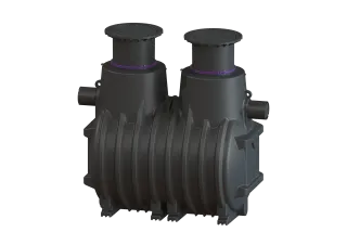 KESSEL-Öl-/Benzinabscheider EasyOil ground, NS 6, Sys. B, 4300 l, Bel.Kl. D