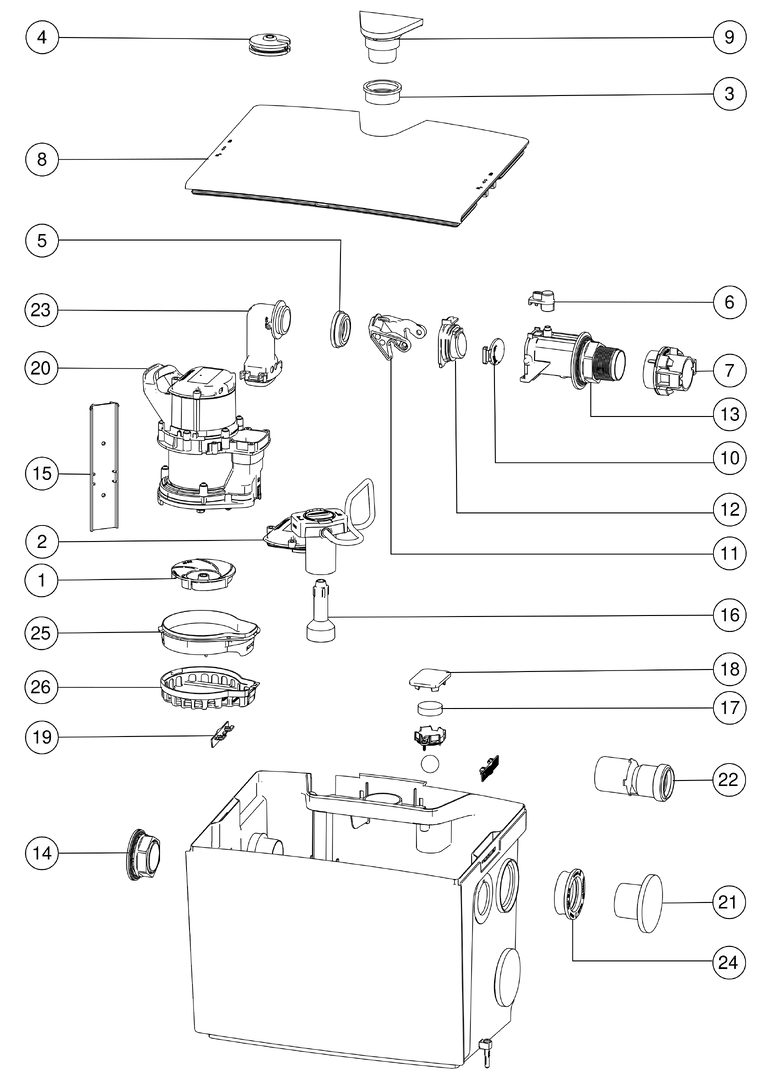 KESSEL-Hebeanlage Minilift S