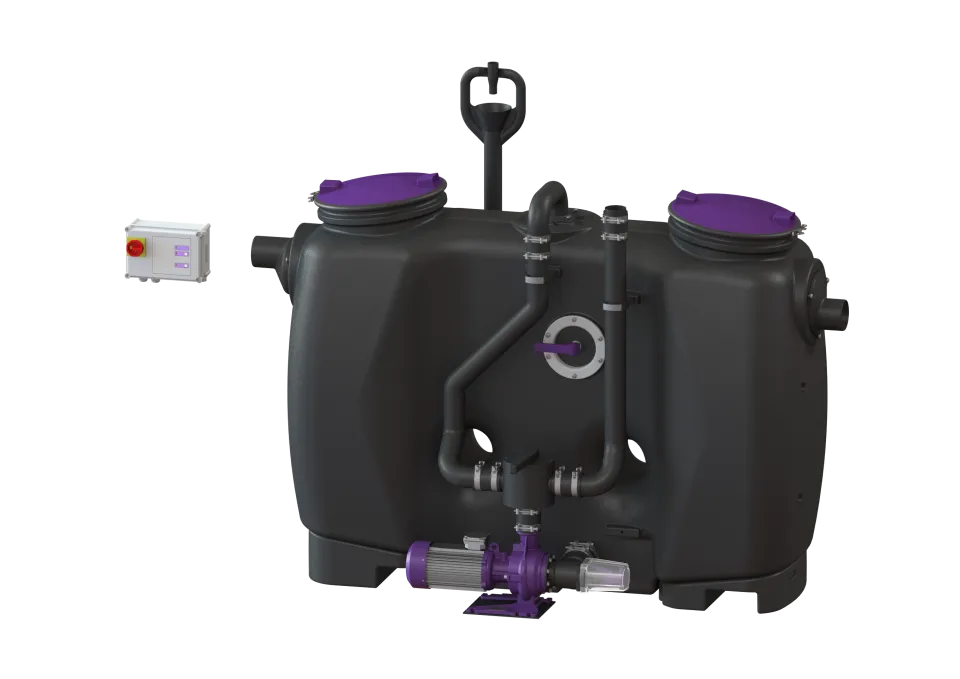 KESSEL-Fettabscheider EasyClean free NS 4