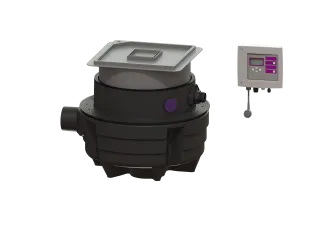 KESSEL-Hebeanlage Aqualift F Compact Mono, SPZ 1000, resist., Bodenpl., befl.