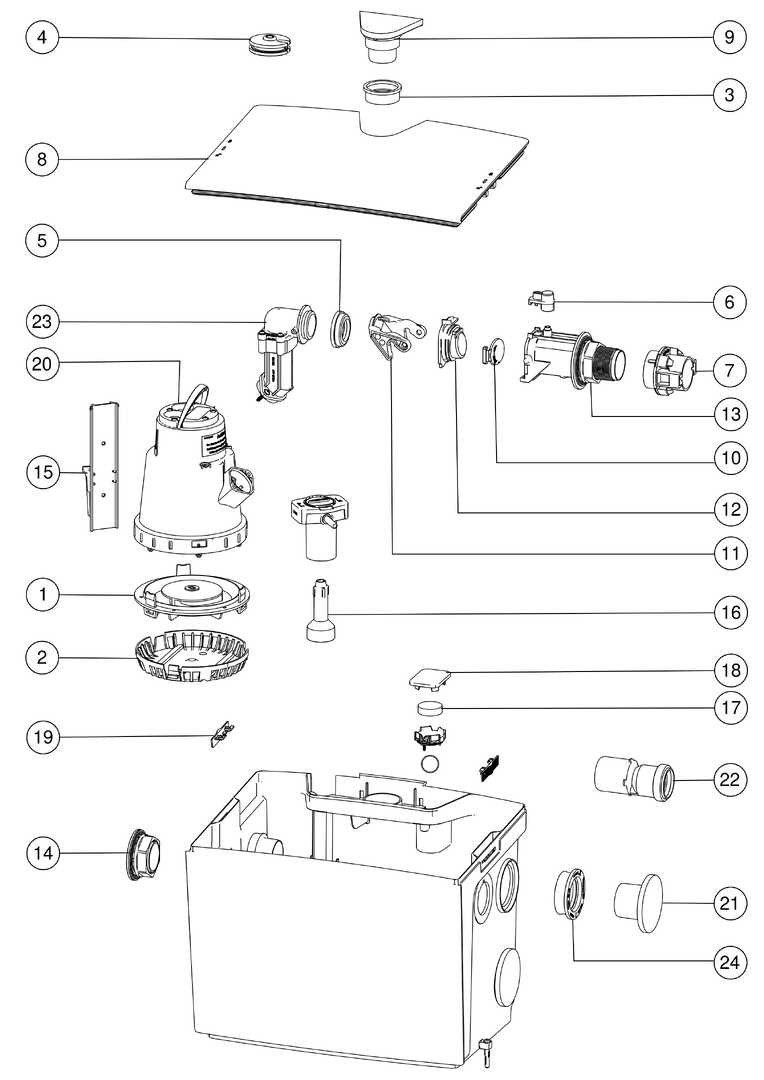 KESSEL-Hebeanlage Minilift S