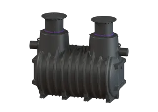 KESSEL-Öl-/Benzinabscheider EasyOil ground, NS 6, Sys. B, 5800 l, Bel.Kl. B