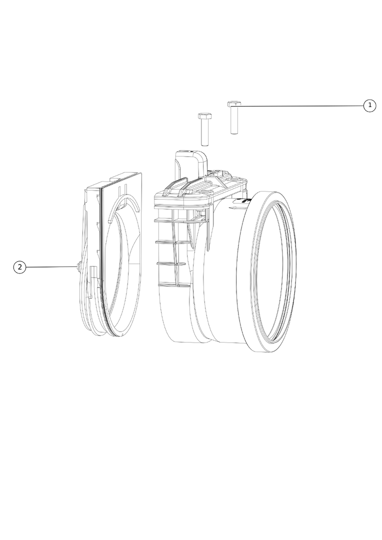 KESSEL-Rohrklappe DN 200