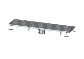 KESSEL-Kastenrinne Ferrofix ohne Klebeflansch, 400 x 1550 mm