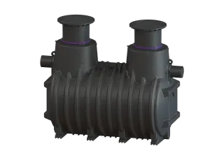 KESSEL-Öl-/Benzinabscheider EasyOil ground, NS 6, Sys. B, 5800 l, Bel.Kl. D