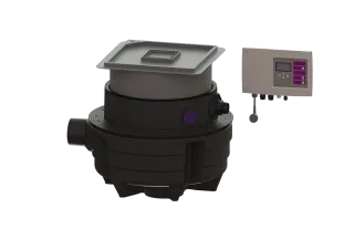 KESSEL-Hebeanlage Aqualift F Compact Duo, SPZ 1000, resist., Bodenpl., befl.