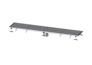 KESSEL-Kastenrinne Ferrofix ohne Klebeflansch, 400 x 2050 mm