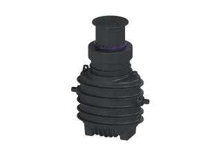 KESSEL-Fettabscheider EasyClean ground NS 2, Direct, 1040-1740 mm, A/B, links