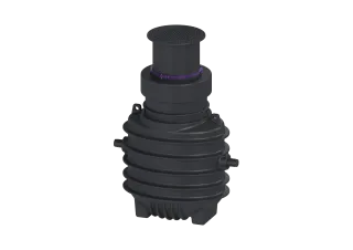 KESSEL-Fettabscheider EasyClean ground NS 2, Direct, 1190-1740 mm, D, links