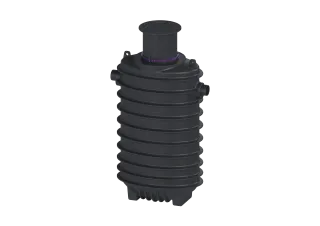 KESSEL-Fettabscheider EasyClean ground NS 12,5, Standard, 645-1145 mm, Kl. A/B