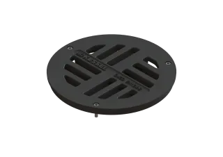 KESSEL-Schlitzrost rund, d: 395 mm, Grauguss