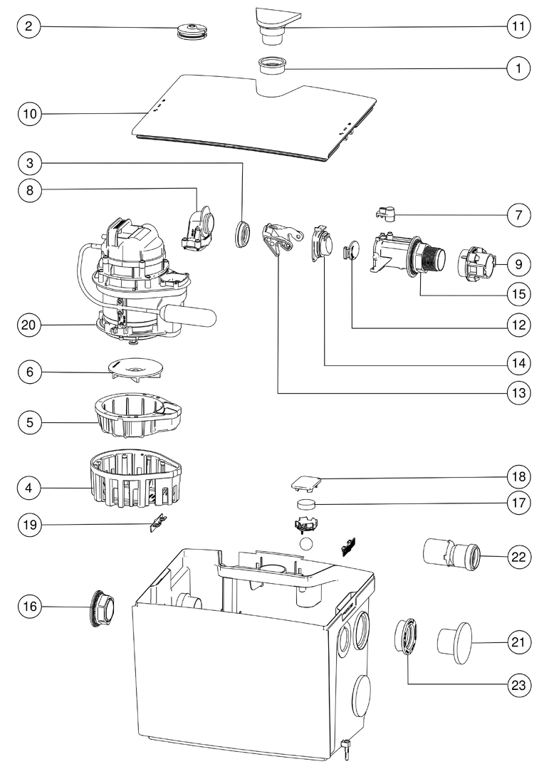 KESSEL-Hebeanlage Minilift S