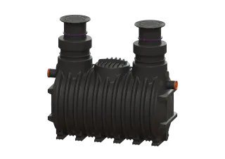 KESSEL-Fettabscheider EasyClean ground NS 30, Standard, 1155-1775 mm, Kl. A/B
