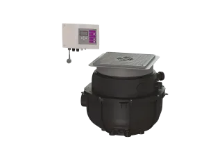 KESSEL-Hebeanlage Aqualift S Compact Duo, GTF 1200, Bodenplatte, schwarz