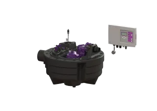 KESSEL-Hebeanlage Aqualift F Compact Duo, SPZ 1000, freie Aufstellung