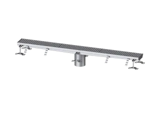 KESSEL-Kastenrinne Ferrofix ohne Klebeflansch, 156 x 1514 mm