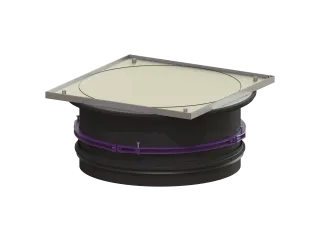 KESSEL-Aufsatzstück mit Abdeckplatte LW 800, Klasse K 3, befliesbar