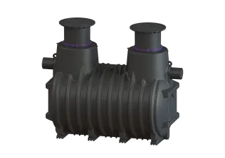 KESSEL-Öl-/Benzinabscheider EasyOil ground, NS 15, Sys. B, 5800 l, Bel.Kl. B