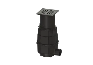 KESSEL-Hofablauf System 400, DN 150, seitlicher Stutzen