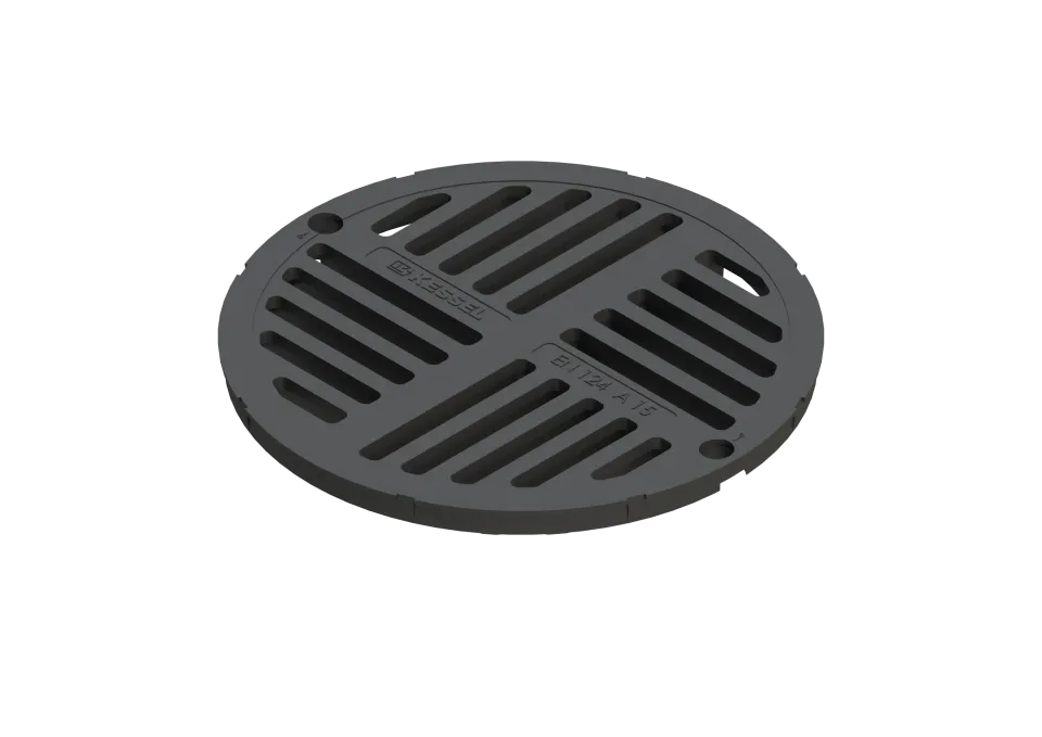 KESSEL-Einlegerost Schlitzrost rund