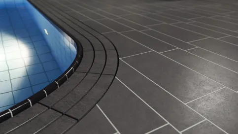 Schwimmbadrost „723 Design“ - Radial