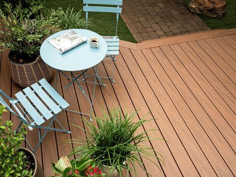 Wohlfühlterrasse mit 50-Jahre-Garantie schont Freizeit, Geldbeutel und Umwelt