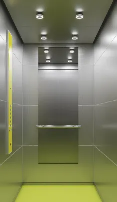 Kabinenausstattung KONE NanoSpace™ DX, Designbeispiel