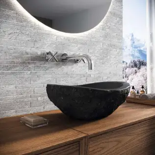 Solid Rock Dekorfliese Move silver