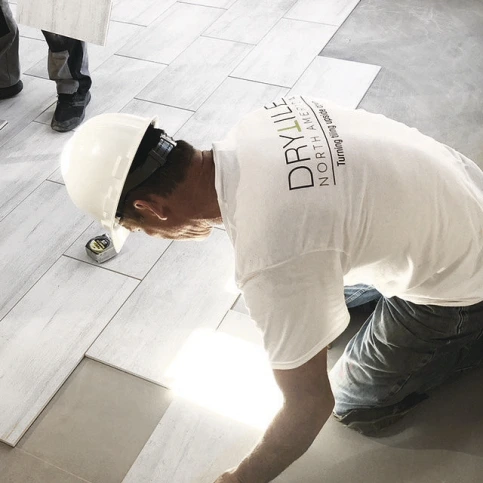 Drytile Verlegung