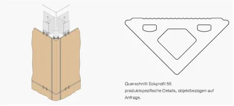 Eckprofil 55