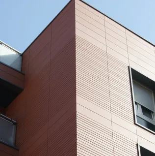 Wohngebäude c/Juan Bautista Uribarri, Bilbao, Spanien / Jahr: 2015 / Produkte: KeraTwin®
