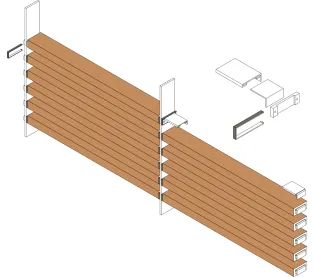 Rechteckrohr 50 x 50 / 50 x 60