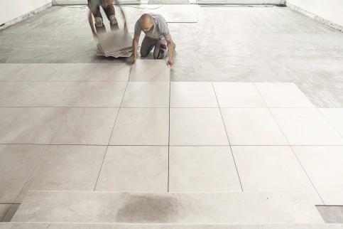 Drytile Verlegung