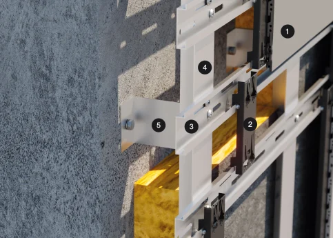 KeraTwin® K20– Befestigung mit OmegaV Profil