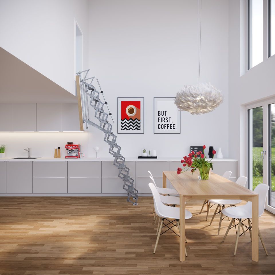 Roto Frank Treppen Scherentreppen Senkrecht