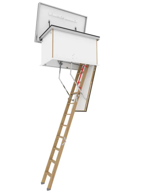 Roto Flachdachausstieg Designo M150 mit rotem Handlauf