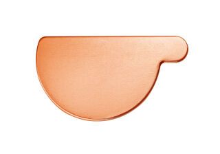 Kupfer Lötrinnenboden halbrund links 200