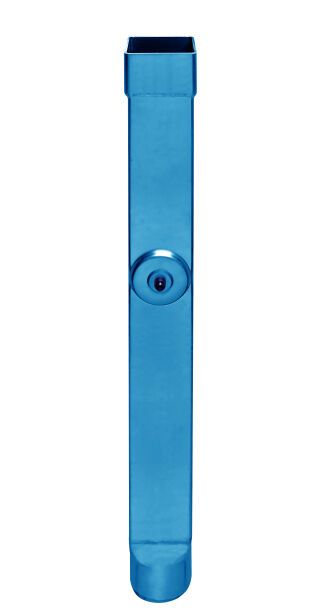 Standrohr quadratisch - SX - Sonderf. 100x100 / 1000, mit Reinigungsdeckel