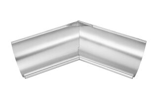 GRÖMO Rinnenwinkel - Inneneck - 135° (=45°)<br/>halbrund - Schenkellänge 300 mm