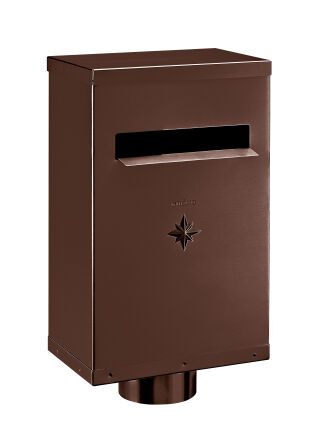 Flachdach-Wasserfangkasten - SX - Testa di Moro ø100 ohne Zulauf