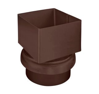 Übergangsstück Kasten - SX - TdM 100 x 100 auf ø100 mm