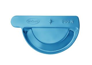 Steckrinnenboden - SX - Sonderfarbe halbrund rechts 250
