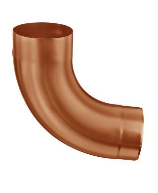Rohrbogen - SX - Ziegelrot 85° ø100