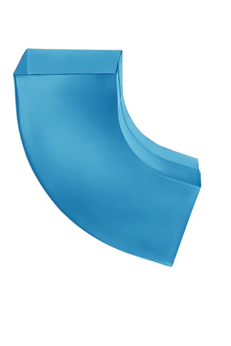 Vierkant-Rohrbogen - SX - Sonderfarbe 72° 80x80