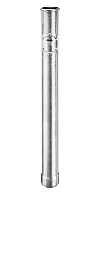 Verzinktes Grömo Standrohr ø100/1500 mit geschlitztem Deckel