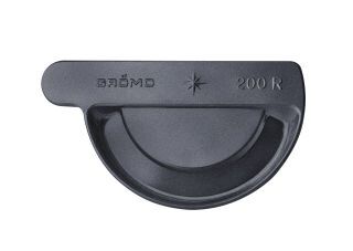 Steckrinnenboden - TX - Anthrazit halbrund rechts 250