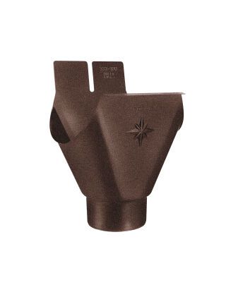 Einhangstutzen oval - TX - Testa di Moro 250 / 80 halbrunde Rinne