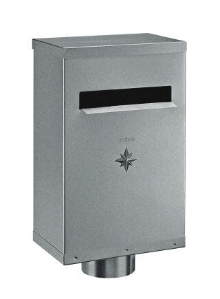 Flachd.-Wasserfangk.- TX - Hellgr. ø100 ohne Zulauf